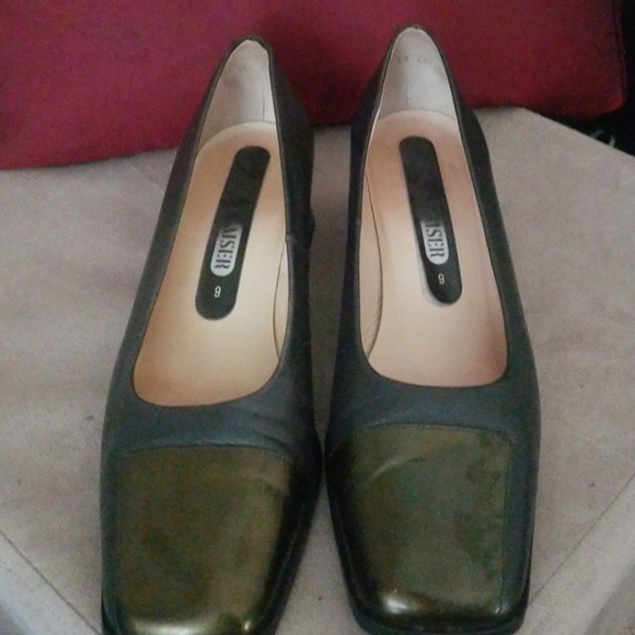 Gray Peter Kaiser leather pumps - Picture 5 of 7